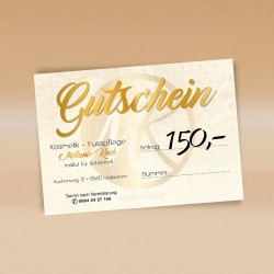 Gutschein 150,-